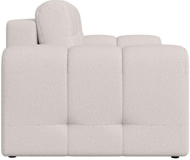 INOSIGN 2-zitsbank Manilla trendy stiksels 2 rugkussens B D H 195 107 91 cm met golfondersteuning in verschillende materialen en kleuren - Foto 4