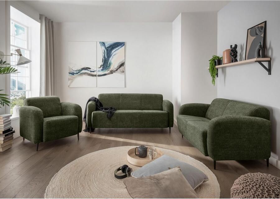 INOSIGN 3-zitsbank Marron - Foto 2