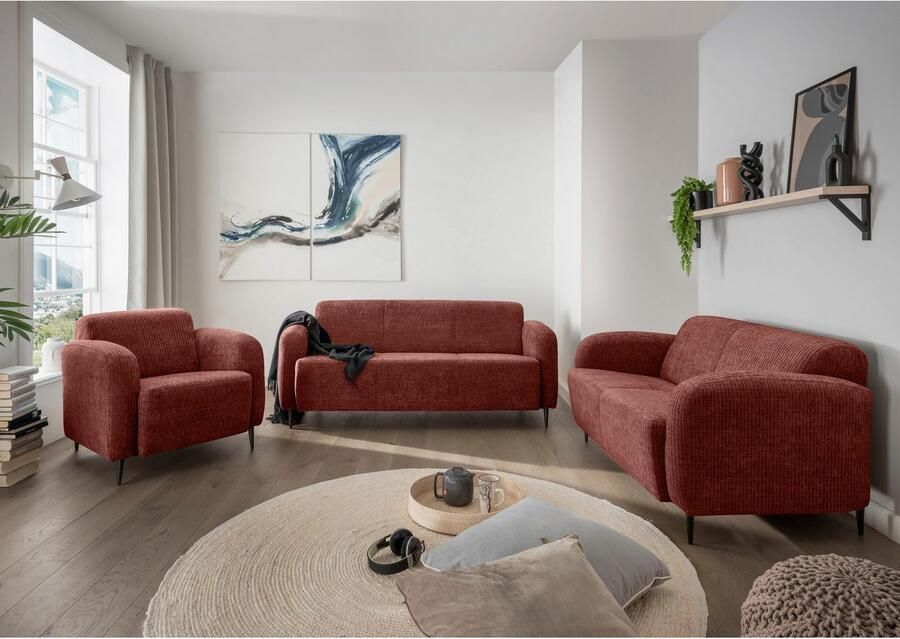 INOSIGN Cocktailfauteuil Marron ook verkrijgbaar als 2-zits en 3-zits - Foto 2