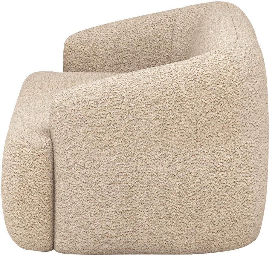 INOSIGN 2-zitsbank Nergal eenpersoonsbank Breedte 217cm organisch design Modern ontwerp eenvoudige uitstraling stijlvolle blikvanger in de woonkamer