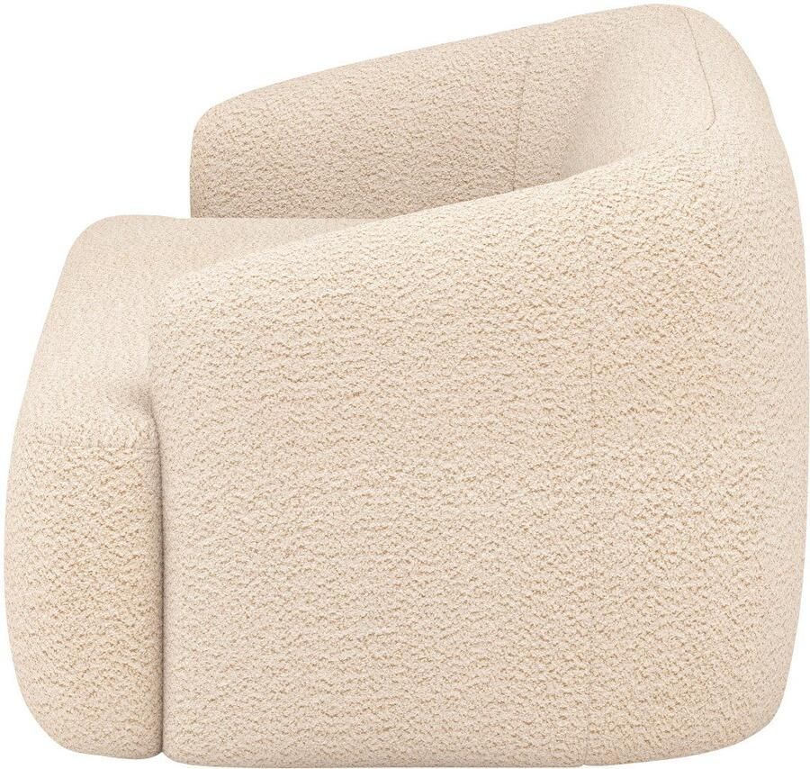 INOSIGN 2-zitsbank Nergal eenpersoonsbank Breedte 217cm organisch design Modern ontwerp eenvoudige uitstraling stijlvolle blikvanger in de woonkamer - Foto 2