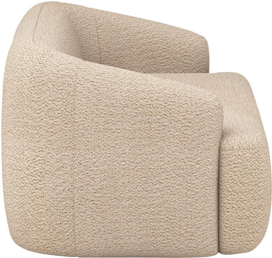 INOSIGN 2-zitsbank Nergal eenpersoonsbank Breedte 217cm organisch design Modern ontwerp eenvoudige uitstraling stijlvolle blikvanger in de woonkamer - Foto 2