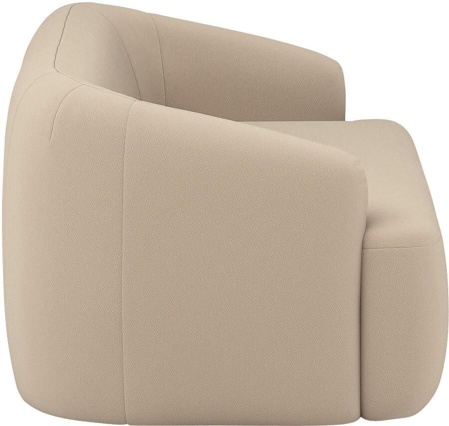 INOSIGN 2-zitsbank Nergal eenpersoonsbank Breedte 217cm organisch design Modern ontwerp eenvoudige uitstraling stijlvolle blikvanger in de woonkamer - Foto 2