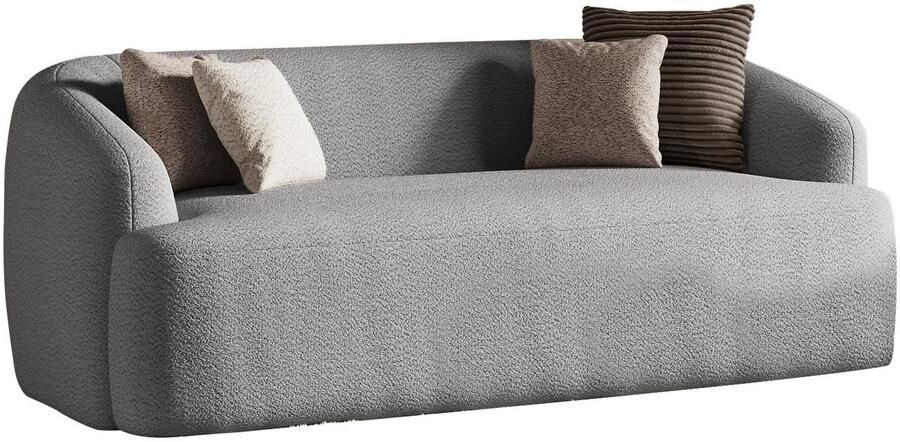 INOSIGN 2-zitsbank Nergal eenpersoonsbank Breedte 217cm organisch design Modern ontwerp eenvoudige uitstraling stijlvolle blikvanger in de woonkamer - Foto 4