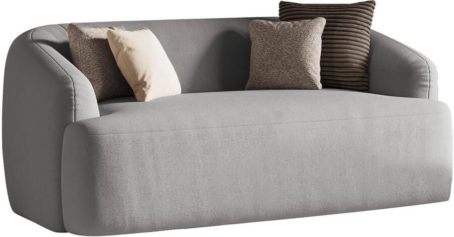 INOSIGN 2-zitsbank Nergal eenpersoonsbank organisch design Breedte 177cm Modern ontwerp eenvoudige uitstraling stijlvolle blikvanger in de woonkamer - Foto 4