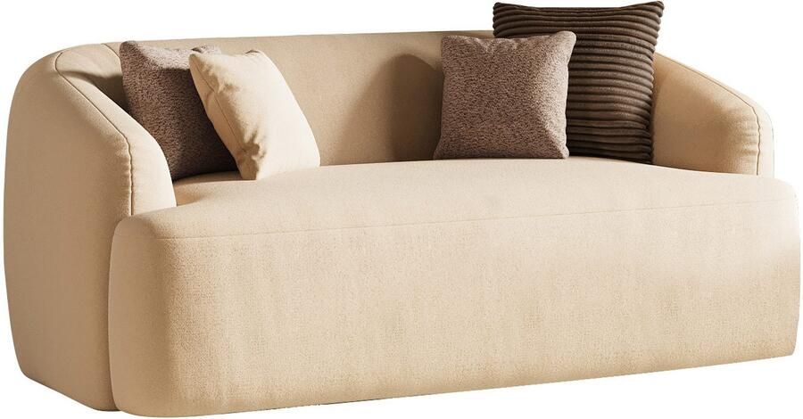 INOSIGN 2-zitsbank Nergal eenpersoonsbank organisch design Breedte 177cm Modern ontwerp eenvoudige uitstraling stijlvolle blikvanger in de woonkamer - Foto 4