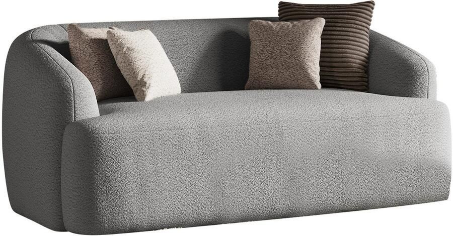 INOSIGN 2-zitsbank Nergal eenpersoonsbank organisch design Breedte 177cm Modern ontwerp eenvoudige uitstraling stijlvolle blikvanger in de woonkamer - Foto 4