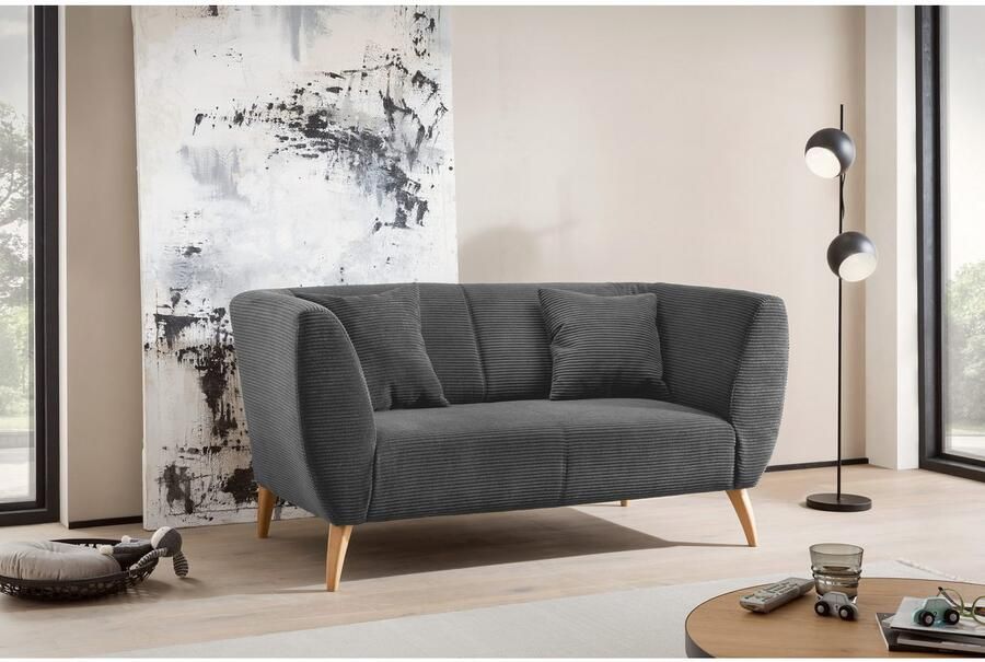 INOSIGN 2-zitsbank twee verschillende pootkleuren naar keuze - Foto 3