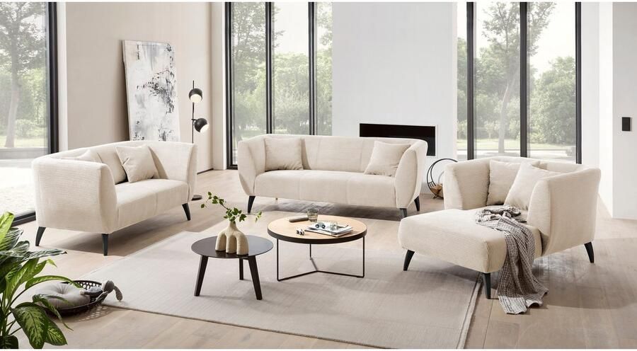 INOSIGN 2-zitsbank twee verschillende pootkleuren naar keuze - Foto 5