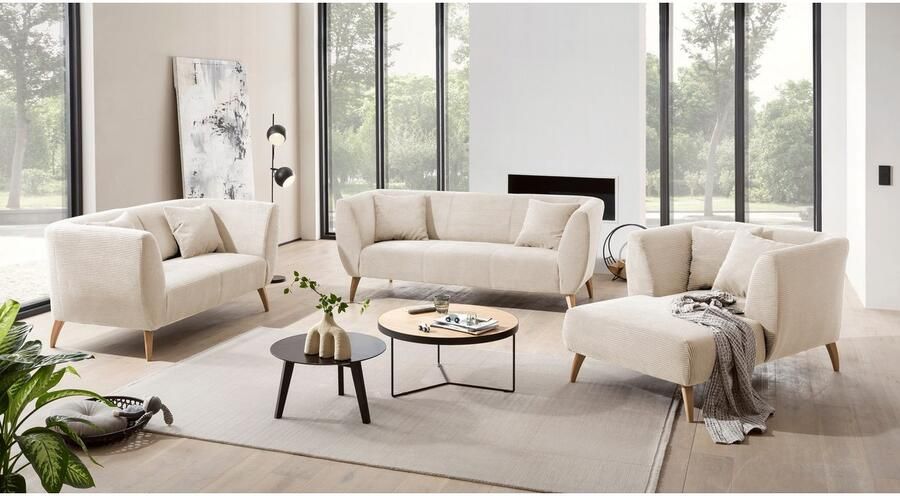 INOSIGN 3-zitsbank twee verschillende pootkleuren naar keuze - Foto 4