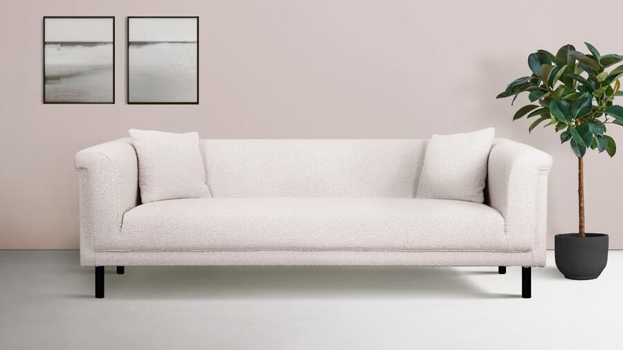 INOSIGN 3-zitsbank AGNIA BxDxH: 210x85x71 cm incl. sierkussens ook in cord en bouclé - Foto 6