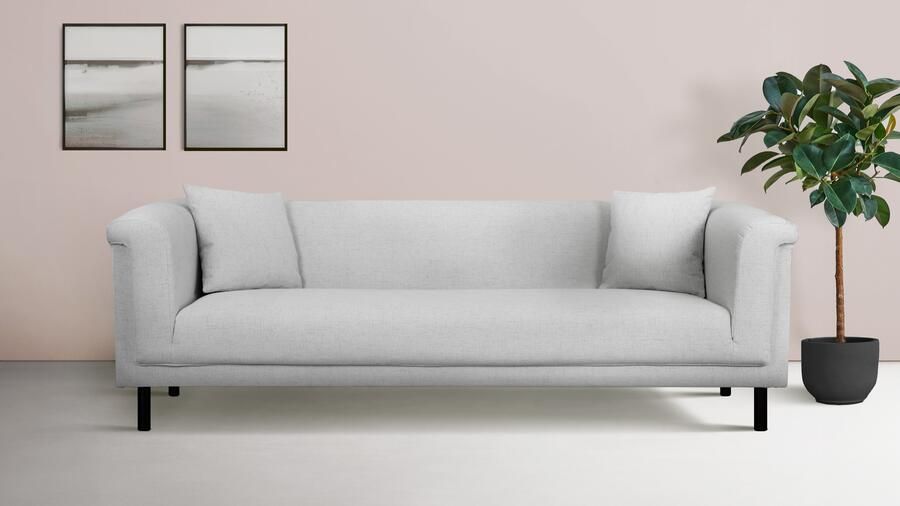 INOSIGN 3-zitsbank AGNIA BxDxH: 210x85x71 cm incl. sierkussens ook in cord en bouclé - Foto 6