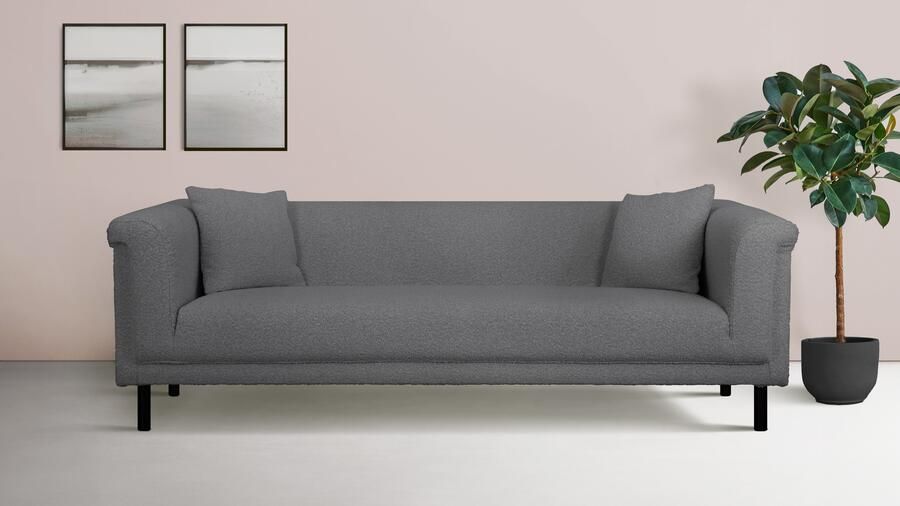 INOSIGN 3-zitsbank AGNIA BxDxH: 210x85x71 cm incl. sierkussens ook in cord en bouclé - Foto 5