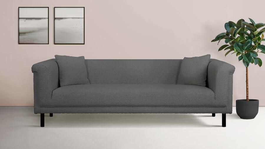 INOSIGN 3-zitsbank AGNIA BxDxH: 210x85x71 cm incl. sierkussens ook in cord en bouclé - Foto 5