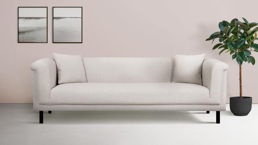 INOSIGN 3-zitsbank AGNIA BxDxH: 210x85x71 cm incl. sierkussens ook in cord en bouclé - Foto 6