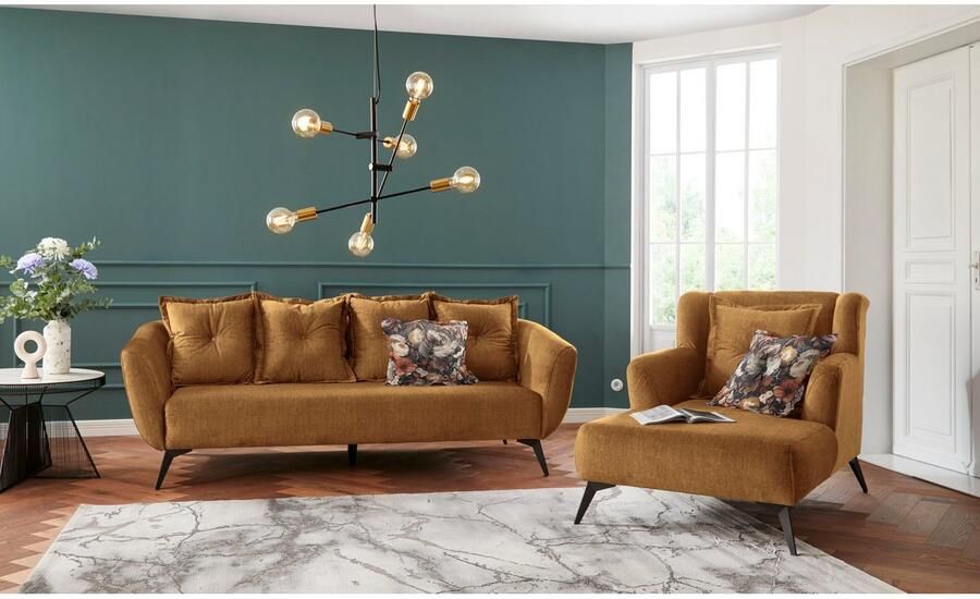 INOSIGN 3-zitsbank Baggio Sierkussen inclusief - Foto 3