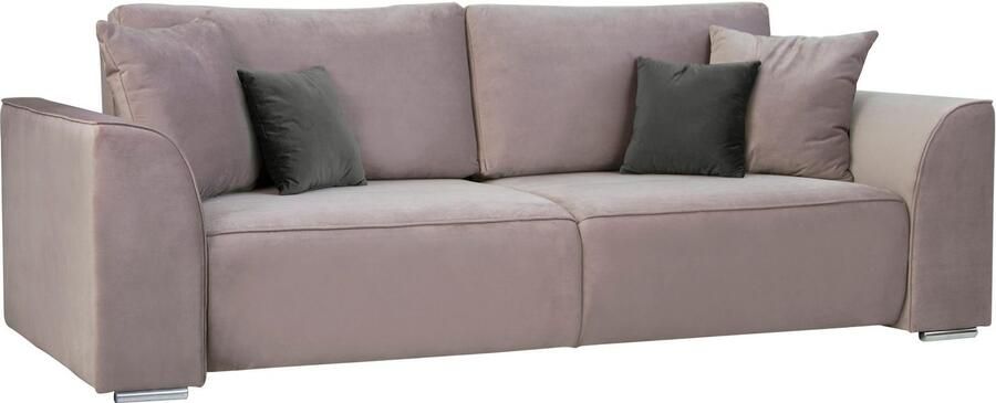 OTTO 3-zitsbank BEATRICE ook als slaapbank met bedlade B D H 250 107 92 cm