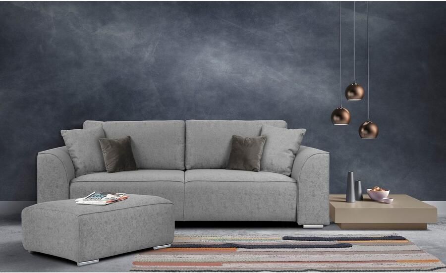 INOSIGN 3-zitsbank BEATRICE optionele slaapbank met bedlade B D H 250 107 92 cm - Foto 2