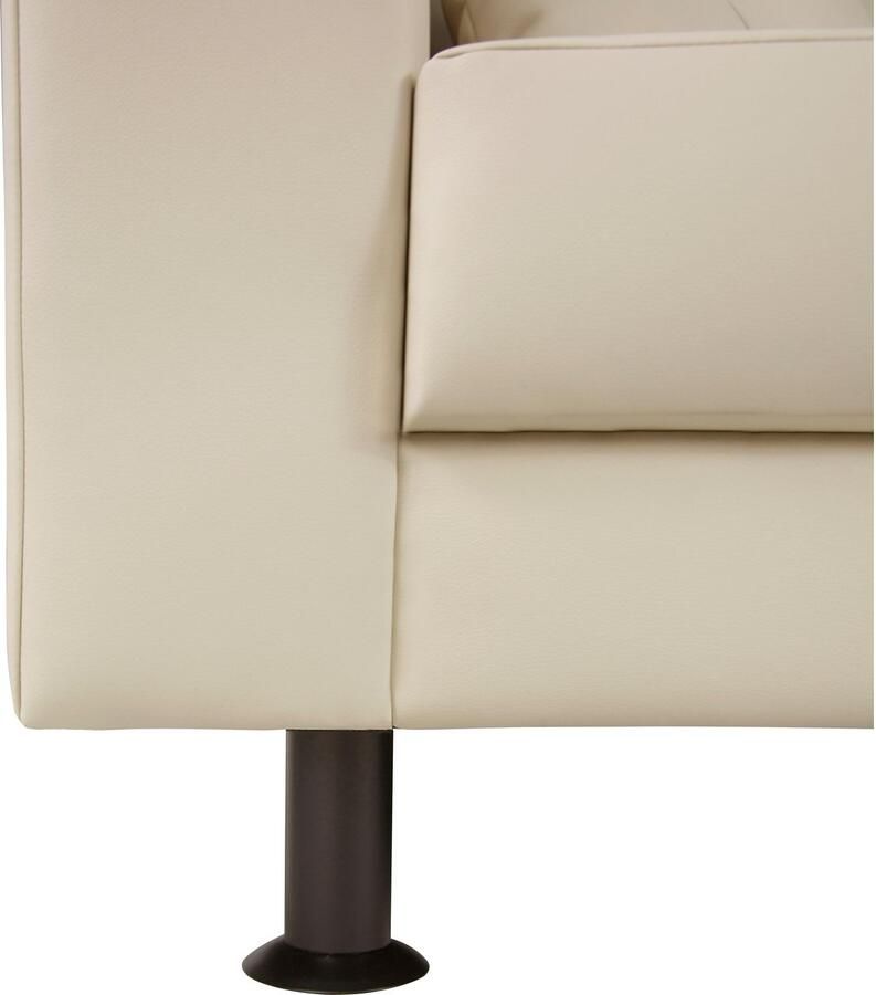 INOSIGN 3-zitsbank Bengo met stiksels in de zitting en de rugleuning incl. sierkussen - Foto 2