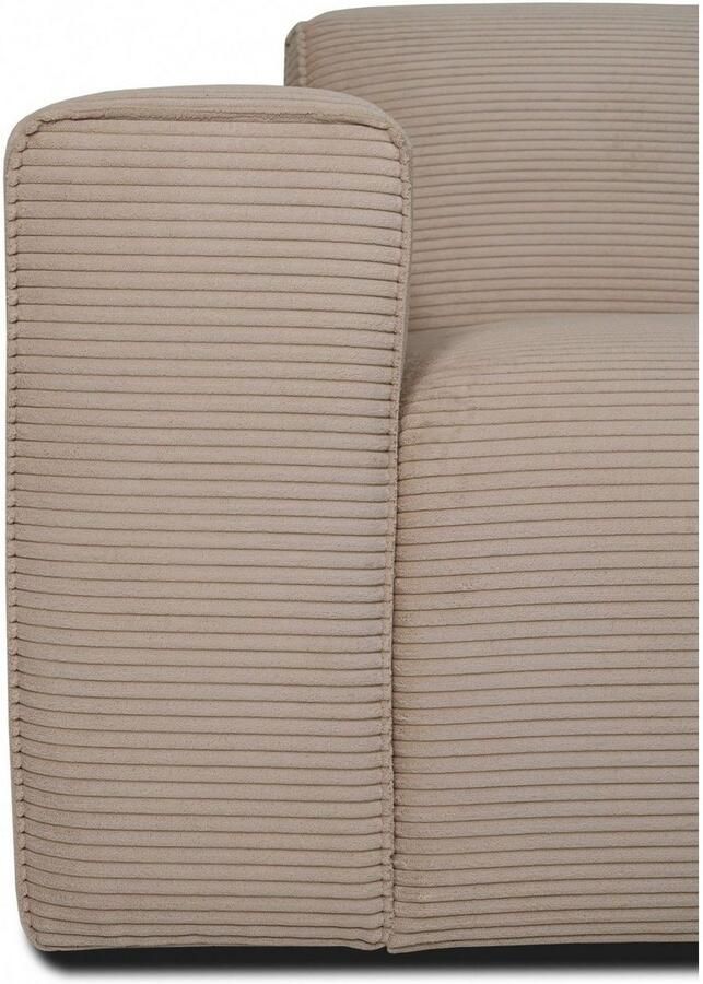 INOSIGN 3-zitsbank Clayton in een trendy ribfluwelen bekleding diverse combinaties mogelijk - Foto 3