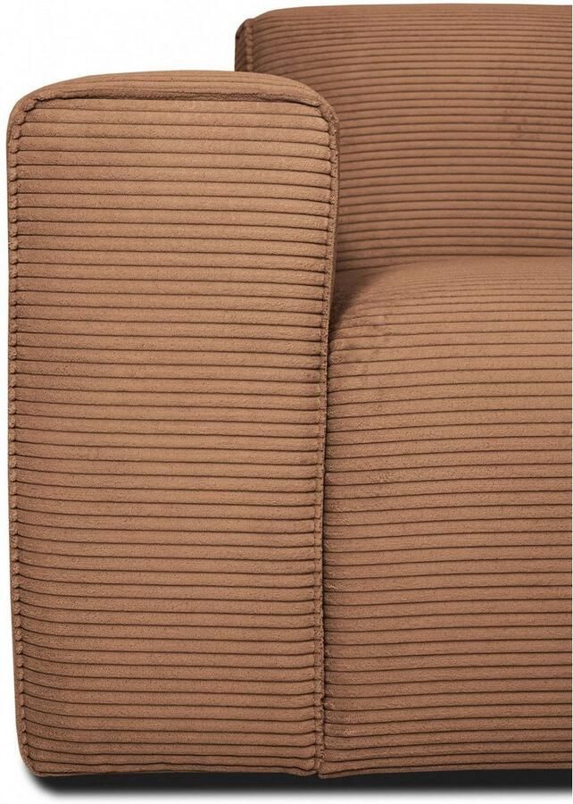 INOSIGN 3-zitsbank Clayton in een trendy ribfluwelen bekleding diverse combinaties mogelijk - Foto 3