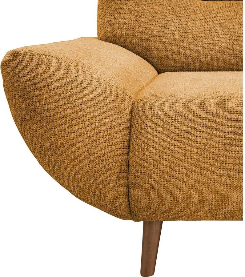 INOSIGN 3-zitsbank Drago elegant en tijdloos comfortabel met houten voet