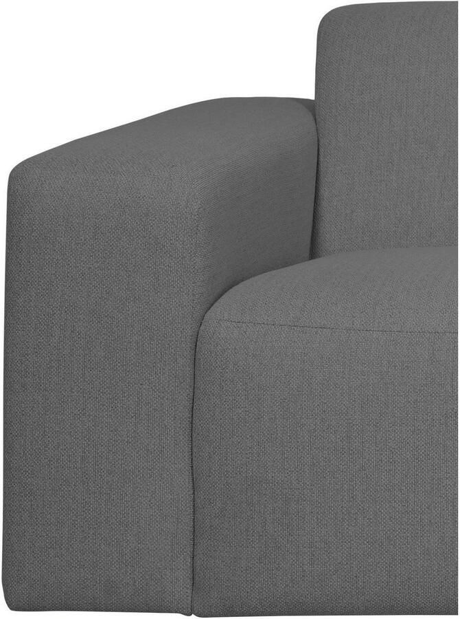 INOSIGN 3-zitsbank Koa 228 cm modulair bankstel in webstof cord Designbank zachte lounge-zitcomfort golfondersteuning tot aan de vloer - Foto 2