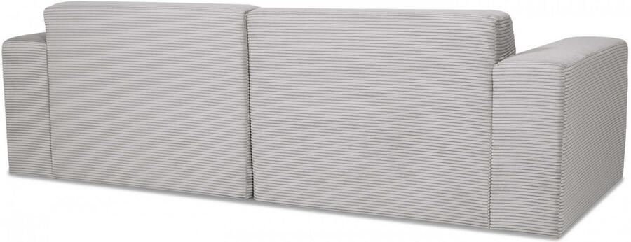 INOSIGN 3-zitsbank Koa 228 cm modulair bankstel in webstof cord Designbank zachte lounge-zitcomfort golfondersteuning tot aan de vloer - Foto 8