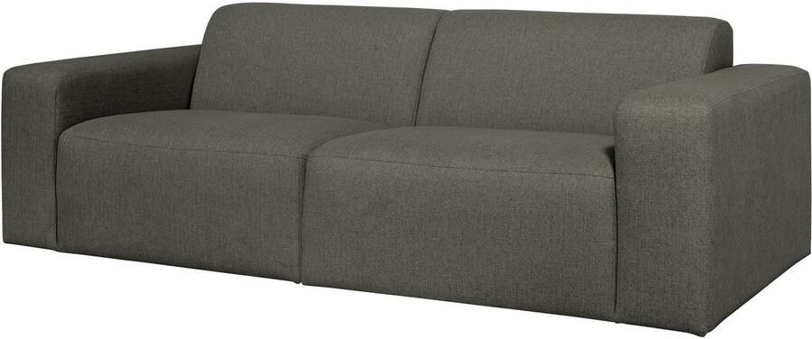 INOSIGN 3-zitsbank Koa 228 cm modulair bankstel in webstof cord Designbank zachte lounge-zitcomfort golfondersteuning tot aan de vloer - Foto 6