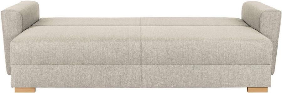 INOSIGN 3-zitsbank MAGHERA slaapbank met bedlade van hoogwaardige afwerking met golfvering corduroy en structuur bekleding b h d 230 92 5 79 cm - Foto 5