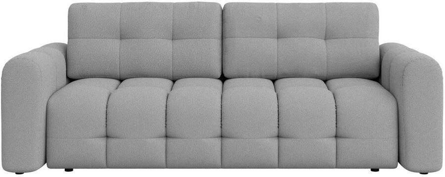 INOSIGN 3-zitsbank Manilla optioneel met bedfunctie B D H 265 117 91 cm met golfondersteuning in verschillende materialen en kleuren - Foto 6