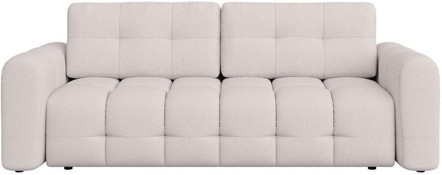 INOSIGN 3-zitsbank Manilla optioneel met bedfunctie B D H 265 117 91 cm met golfondersteuning in verschillende materialen en kleuren - Foto 6