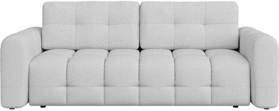 INOSIGN 3-zitsbank Manilla optioneel met bedfunctie B D H 265 117 91 cm met golfondersteuning in verschillende materialen en kleuren - Foto 6