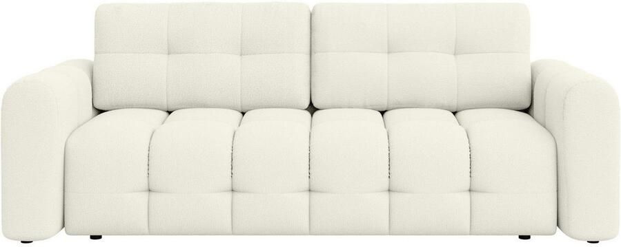 INOSIGN 3-zitsbank Manilla optioneel met bedfunctie B D H 265 117 91 cm met golfondersteuning in verschillende materialen en kleuren - Foto 6