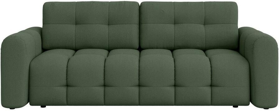 INOSIGN 3-zitsbank Manilla optioneel met bedfunctie B D H 265 117 91 cm met golfondersteuning in verschillende materialen en kleuren - Foto 6