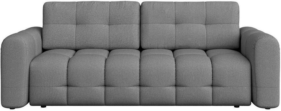 INOSIGN 3-zitsbank Manilla optioneel met bedfunctie B D H 265 117 91 cm met golfondersteuning in verschillende materialen en kleuren - Foto 6