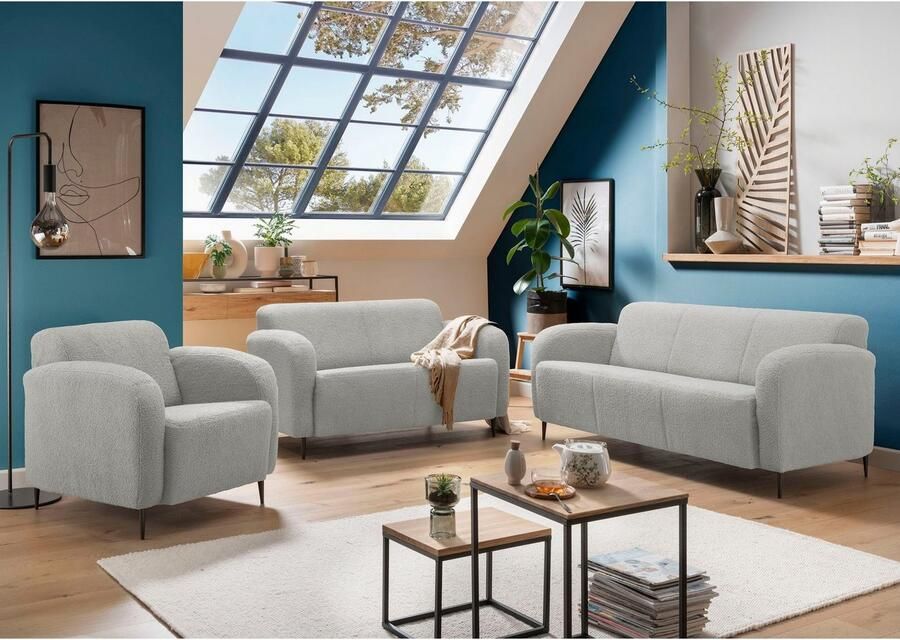 INOSIGN 3-zitsbank Marron - Foto 3
