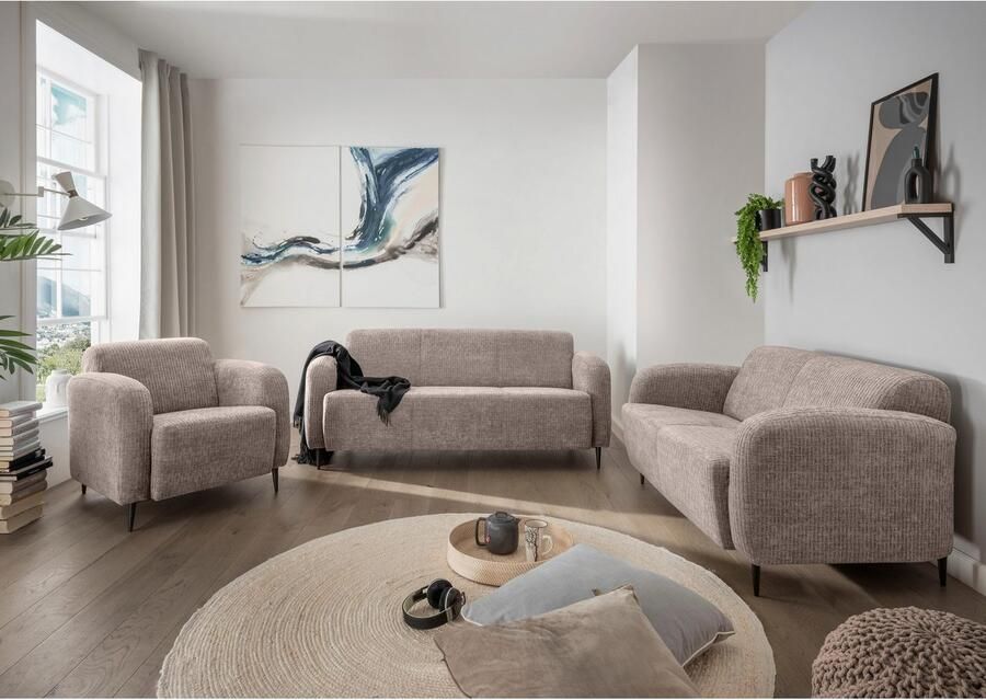 INOSIGN 3-zitsbank Marron - Foto 3