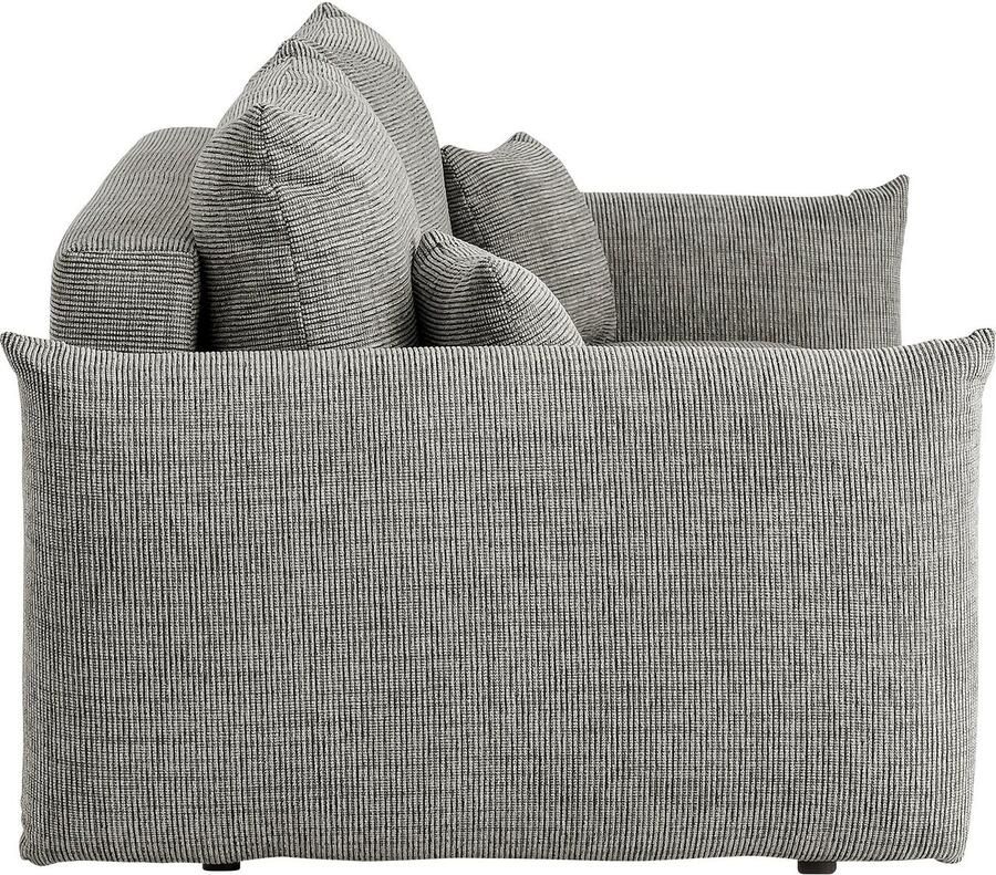 Home affaire 3-zitsbank MAVAS slaapbank met bedlade ca. 240 108 cm (ligoppervlak 212 145 cm) ribfluweel chenille structuur - Foto 2