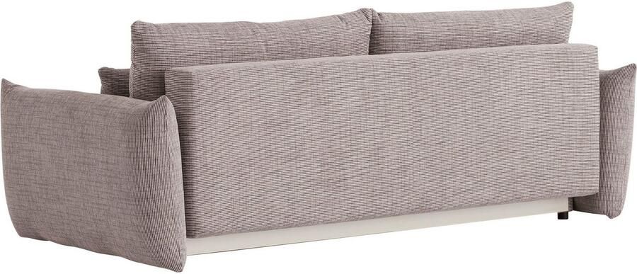 Home affaire 3-zitsbank MAVAS slaapbank met bedlade ca. 240 108 cm (ligoppervlak 212 145 cm) ribfluweel chenille structuur - Foto 12