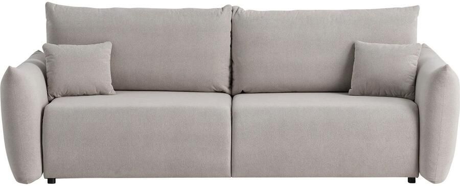 Home affaire 3-zitsbank MAVAS slaapbank met bedlade ca. 240 108 cm (ligoppervlak 212 145 cm) ribfluweel chenille structuur - Foto 13