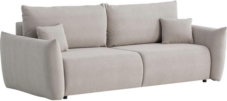 Home affaire 3-zitsbank MAVAS slaapbank met bedlade ca. 240 108 cm (ligoppervlak 212 145 cm) ribfluweel chenille structuur - Foto 11