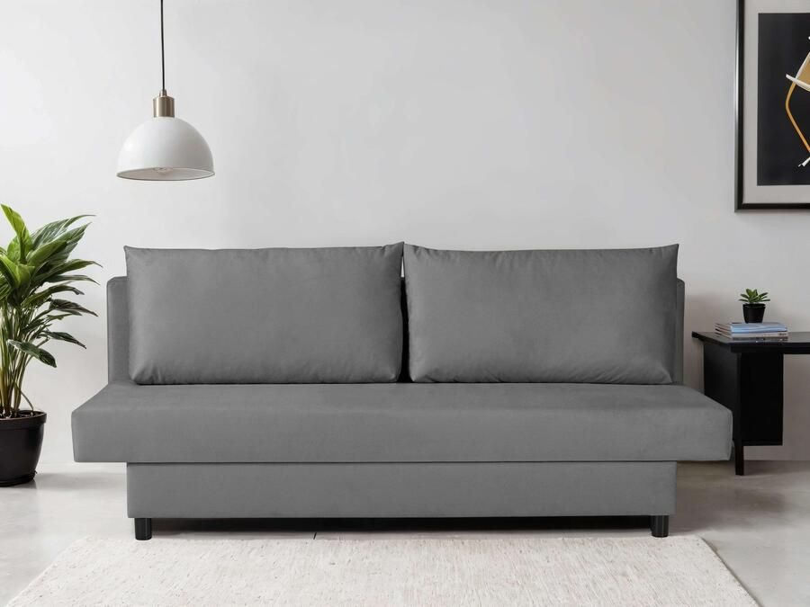 INOSIGN 3-zitsbank SAWYER slaapbank met bedlade en golfvering onderhoudsvriendelijke bekleding: velvet & structuur b d h 193 86 83 5 cm - Foto 5