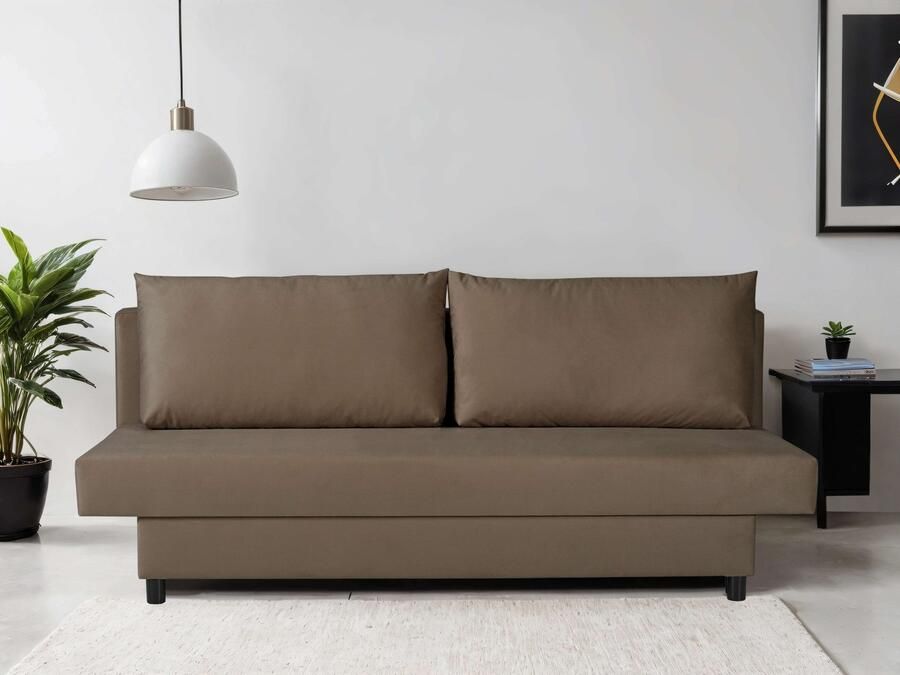 INOSIGN 3-zitsbank SAWYER slaapbank met bedlade en golfvering onderhoudsvriendelijke bekleding: velvet & structuur b d h 193 86 83 5 cm - Foto 4