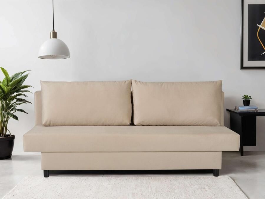 INOSIGN 3-zitsbank SAWYER slaapbank met bedlade en golfvering onderhoudsvriendelijke bekleding: velvet & structuur b d h 193 86 83 5 cm - Foto 4