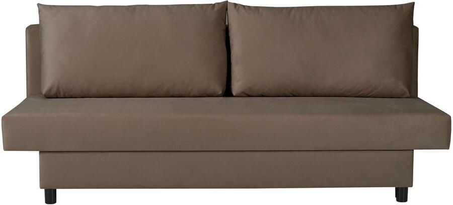 INOSIGN 3-zitsbank SAWYER slaapbank met bedlade en golfvering onderhoudsvriendelijke bekleding: velvet & structuur b d h 193 86 83 5 cm - Foto 3