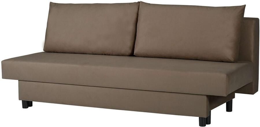 INOSIGN 3-zitsbank SAWYER slaapbank met bedlade en golfvering onderhoudsvriendelijke bekleding: velvet & structuur b d h 193 86 83 5 cm - Foto 2