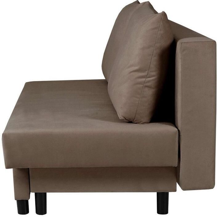 INOSIGN 3-zitsbank SAWYER slaapbank met bedlade en golfvering onderhoudsvriendelijke bekleding: velvet & structuur b d h 193 86 83 5 cm