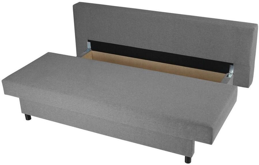 INOSIGN 3-zitsbank SAWYER slaapbank met bedlade en golfvering onderhoudsvriendelijke bekleding: velvet & structuur b d h 193 86 83 5 cm - Foto 2