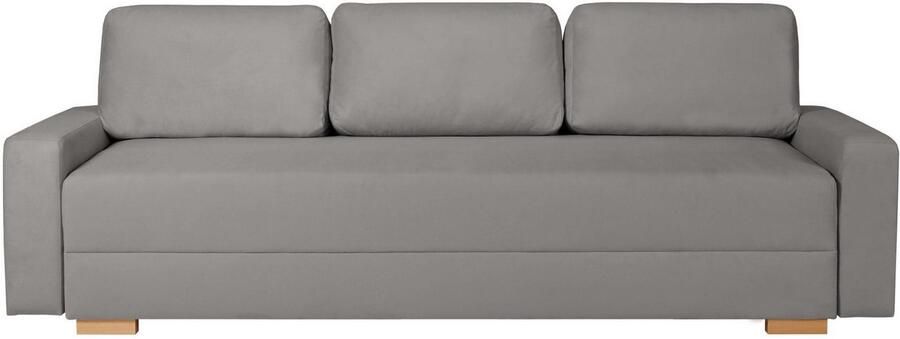 INOSIGN 3-zitsbank SHERIDIAN slaapbank met bedlade in fijncord en velvet met golvende ondervering moderne bekleding b h d 225 94 80 - Foto 5